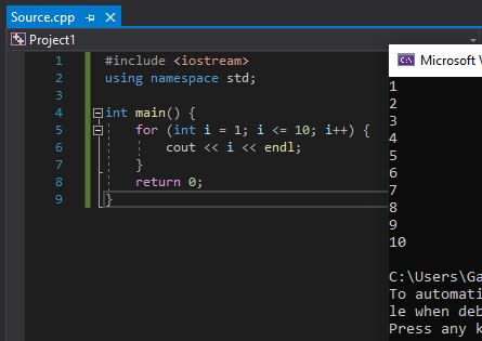 Most of the work done for this class was inside Zybooks so here is a for loop instead, which was alot of fun to learn.